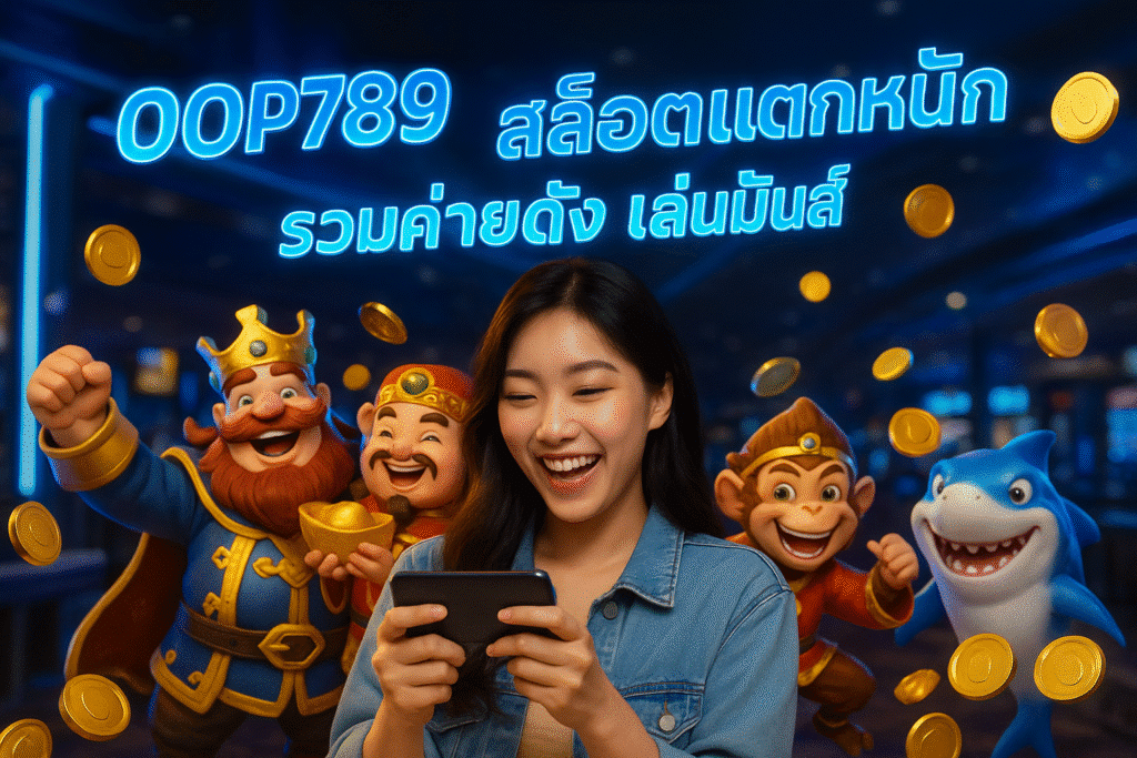 OOP789 สล็อตแตกหนัก รวมค่ายดัง เล่นมันส์
