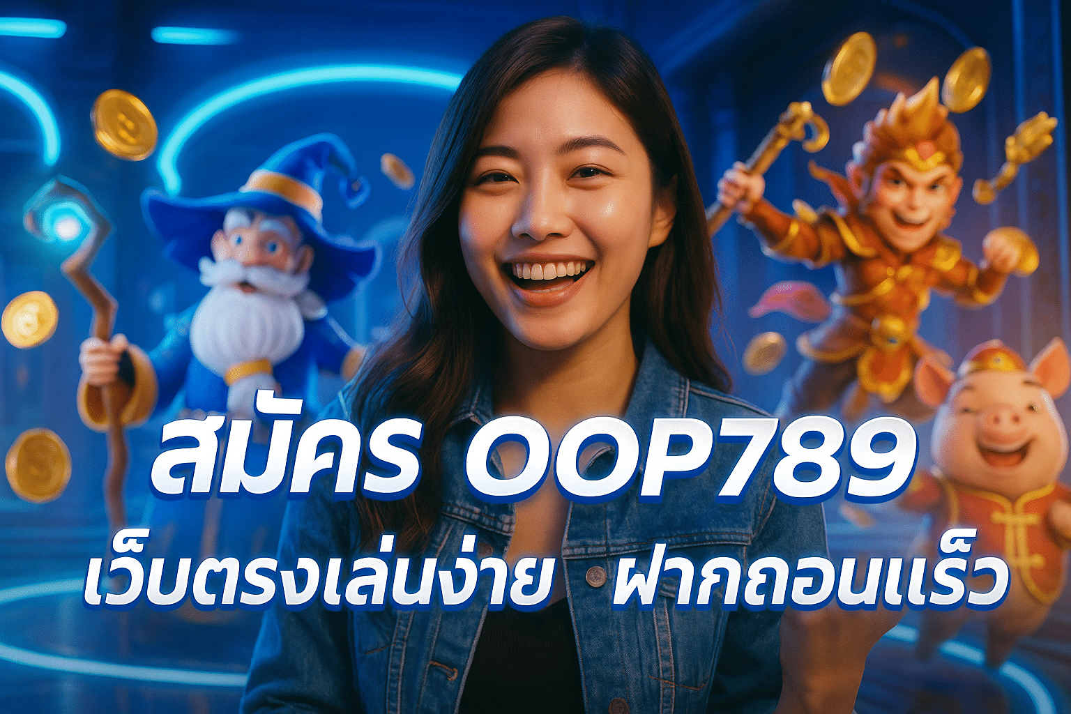 สมัคร OOP789 เว็บตรงเล่นง่าย ฝากถอนเร็ว