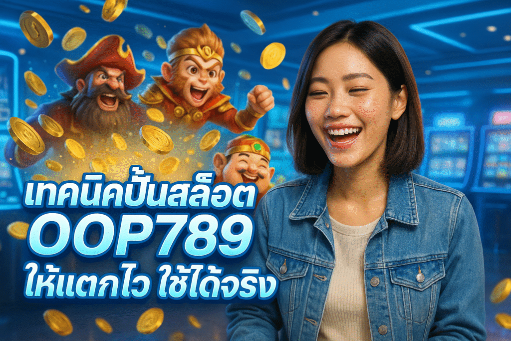 เทคนิคปั่นสล็อต OOP789 ให้แตกไว ใช้ได้จริง