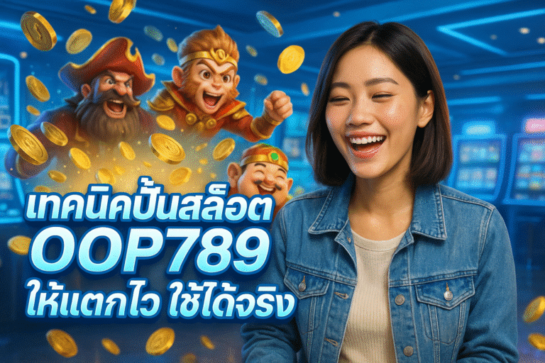 เทคนิคปั่นสล็อต OOP789 ให้แตกไว ใช้ได้จริง